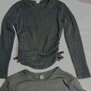 Girls Size 10/12 short and long sleeve shirts,Brands include SO,Gaze, Wild Fable